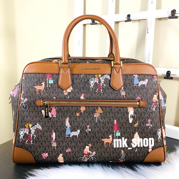 Michael Kors Jet Set Girls Travel Large Weekender Duffel Bag - Picture 2 of 15